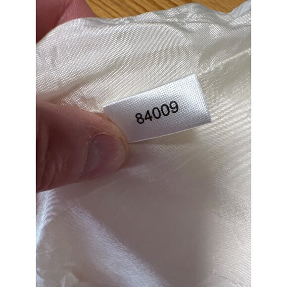 Ann Taylor Petites Ivory Button-Up Blazer With Black Piping Womens 4P - Picture 7 of 10